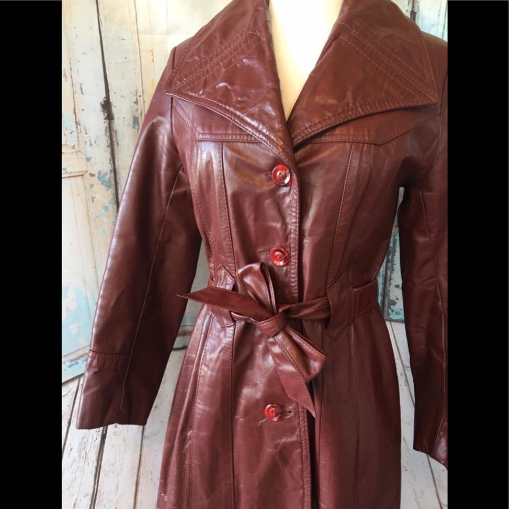 Vintage leather coat